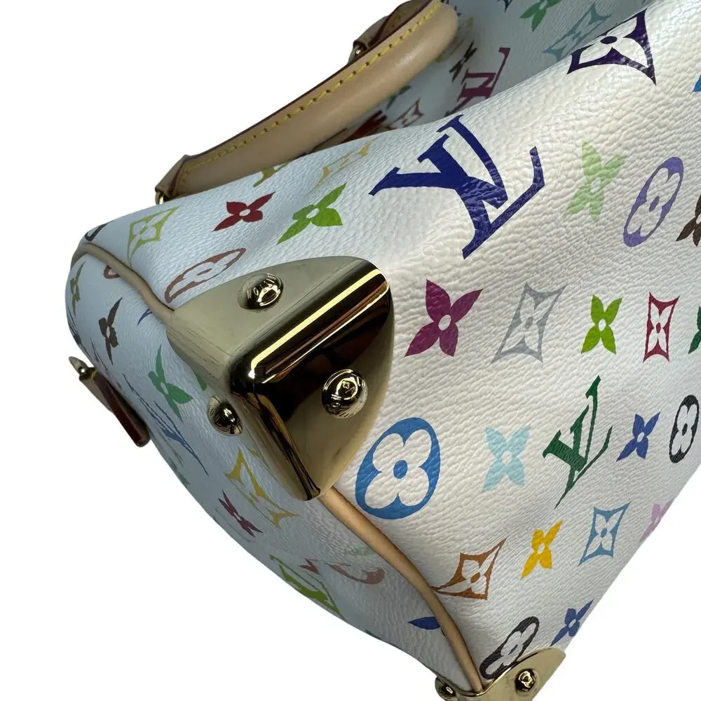 Louis Vuitton Murakami Speedy 25 bag Multicolor LV X TM monogram White Blanc
